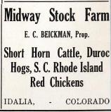 EC Bieckman - Midway Stock Farm