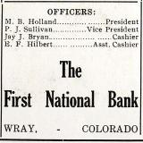Wray First National Bank